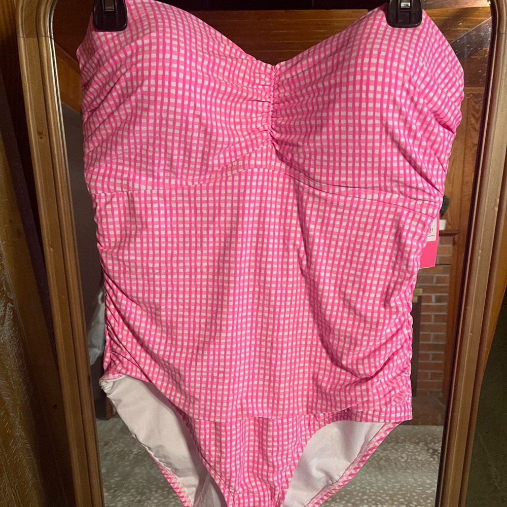 Lilly Pulitzer new with tags one piece size 16 pattern Along The Same Line